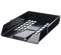 Avery Basics Letter Tray 1132BLK - Stackable, A4/Foolscap, Black