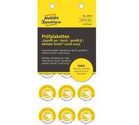 Avery 120 Inspection Stickers Approved Am Gem § 2018-2023 20mm Jahresplaketten
