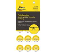 Avery 120x Inspection Stickers Approved Dguv 2018-2023 20mm Jahresplaketten