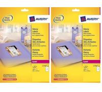 Avery 139 x 99.1 mm Addressing Labels for Laser Printers L7769-40 (Pack of 2)