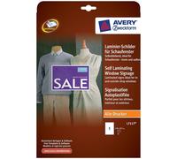 Avery 20 Notice Sign Laminating Labels Poster Sticker Warning Signs