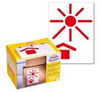 Avery 200x Warn-Etiketten Infront Heat Protect Roll Versand-Etikett Sticker