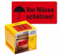 Avery 200x Warn-Etiketten Infront Wetness Protect Roll Versand-Etikett Sticker