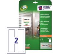 Avery 20x Notice Sign Laminating Labels Poster Hinweis-Aufkleber