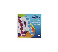 Avery 24-415 Small White Rectangle Labels in Dispenser, Hand Write Only, 12 x 18mm, 2000 Labels Per Pack