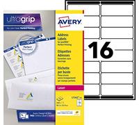 AVERY - 240 Custom White Self-Adhesive Address Labels - No Jam - Format 99.1 x 33.9 mm - Laser Printing