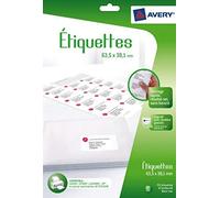 Avery 252 Address Labels 63.5 x 38.1 mm
