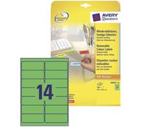 Avery 280x Adhesive Labels A4 99, 1x38, 1mm Green Stickers Lettering Signs