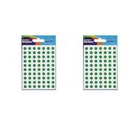 Avery 32-604 Packets of Dot Stickers (8 mm Dia, 560 Stickers) - Green