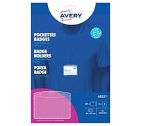 Avery badge 4823 Badges & 20 holders 8 badges/sheet, 24 badge cards 3 sheets/pk