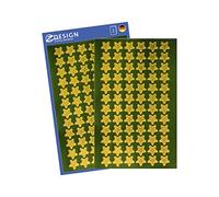 Avery 52805 Christmas Stickers Decals 144 Stickers, Stars