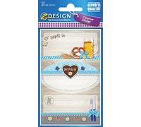 Avery 55141 Functional Decorative Stickers by Brotzeit, 6 Stickers