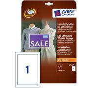 Avery 5x Notice Sign Laminating Labels Poster Display Window Sticker