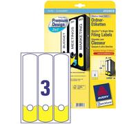 Avery 60x Folder Labels Wide Long A4 File Spine Label Decal Sticker