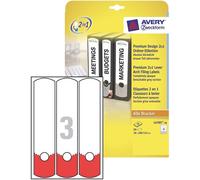 Avery 60x Folder Labels Wide Long A4 File Spine Label Sticker