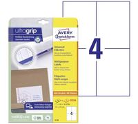 Avery 6120 labels (A4, 100 Plus 20 Universal labels in addition, 105 x 148 mm),