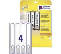 Avery 80x Folder Labels Narrow Long A4 File Spine Label Decal Sticker