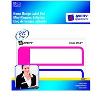 Avery 80x Name Badges Block Name Tag Namens-Etikett Sticker Label