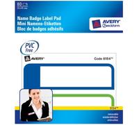 Avery 80x Name Badges Block Name Tag Namens-Etikett Sticker Labels