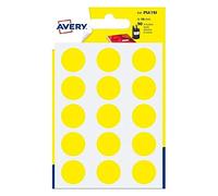 Avery 90 dots Diam 19mm Yellow