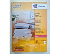 AVERY ADDRESS LABELS J8169 100 SHEETS x 4 PER SHEET 139mm x99.1mm WHITE INKJET