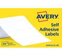 Avery Address Labels on a Roll, 1 Roll, 250 Labels, White, 89x37 mm Label Size
