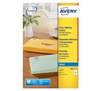 Avery Addressing Labels 14 Per Sheet Clear [350 Labels] - J8563-25