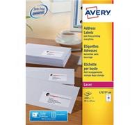 Avery Addressing Labels Laser Jam-free 10 per Sheet - L7173-100