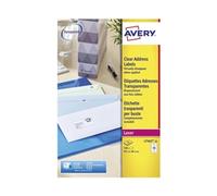 Avery Laser Labels 99.1x38.1 14 Per Sheet Clear (Pack of 350) L7563S
