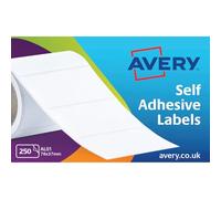 Avery AL01 Address Roll Labels, 250 Stickers Per Roll, Blank White Sticky Labels on a Roll