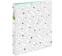Avery + Amy Tangerine Designer Collection Binder, 1" Round Rings, 175-Sheet Capacity, Find Inspiration (28321)