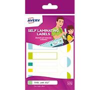 Avery APBAS24.UK Self-laminating Labels Glossy 17 x 86 mm Assorted Pack of 24