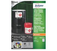 Avery Ultra Resistant Labels 11 X 134Mm Permanent 24 Labels Per Sheet (1200 Labels Per Pack) B7170-50