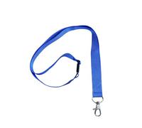 Avery Recycled Blue/White Pre-Printed Lanyard with 2cm Wide Carabiner - R4828WB-1