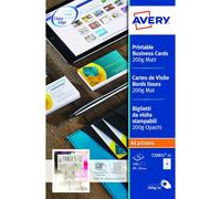 Avery Multipurpose Business Cards Matte White (Pack of 250) C32011-25