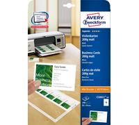 Avery C32011-10 Printable Business Cards - 85 x 54 mm, 100 White Cards per Pack, Compatible with Laser, Inkjet & Multifunction Printers