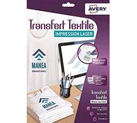 Avery c9403-15 A4 T-Shirt Transfer/Textile White/Clear