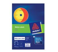 Avery Cd Dvd Laser Label Adhesive Type Permanent Black And White Pack Of 50