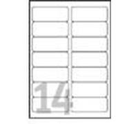Avery Printable, customisable Clear Address Mailing Labels, Laser Printers, 14 Labels Per A4 Sheet, 350 labels, QuickPEEL (L7563)