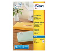 Avery J8563-25 Transparent 350pc(s) self-adhesive label