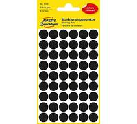 Avery Colour Coding Dots ø12mm 270 Labels Black