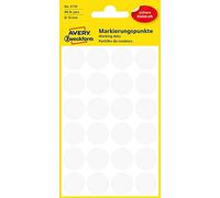 Avery Colour Coding Dots, White, ø18mm Labels 96