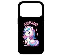 Avery Cute Unicorn Design for Girls Name Avery Case for iPhone 17 Pro