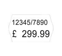 Avery Dennison 2-Line Permanent Label 16x26mm White (Pack of 12000) WP1626