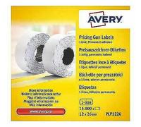 Avery Dennison CAS 1/8 Price Gun Labels 10 Rolls, 1,500 Labels per Roll