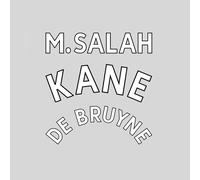 Avery Dennison Junior White Name Block's Premier League 17/23 DE BRUYNE