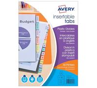 Avery - Divider A4 + Polypropylene Pocket with 8 Tabs