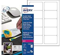 Avery Double-Sided Business Cards 85 x 54 mm | 8 per sheet, 25 sheets