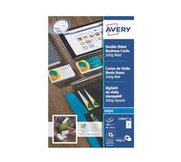 Avery Double-Sided Matt Business Cards for Inkjet Printers - 85 x 54 mm, 260gsm, Pack of 200, C32015-25