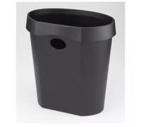 Avery DR500BLK trash can 18 L Round Plastic Black